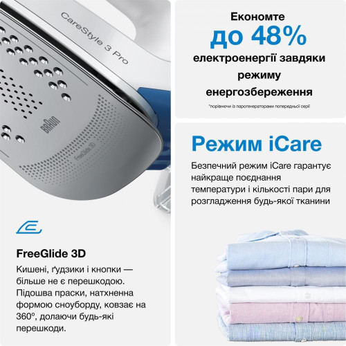 Парогенератор Braun CareStyle 3 IS 3157 BL