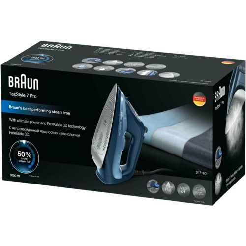 Утюг с паром Braun TexStyle 7 Pro SI 7160 BL