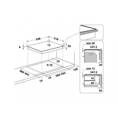 Варочная поверхность электрическая Whirlpool WL S8560 AL