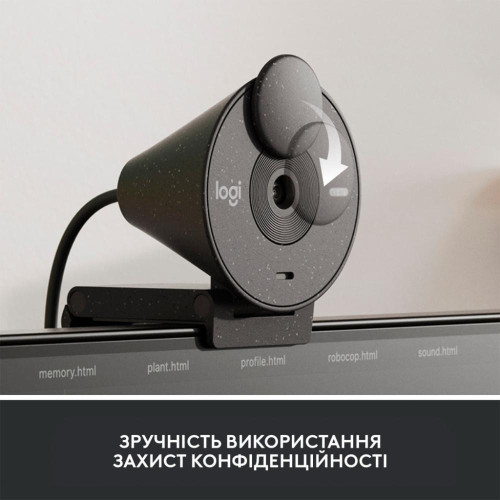 Веб-камера Logitech Brio 305 Graphite (960-001469)