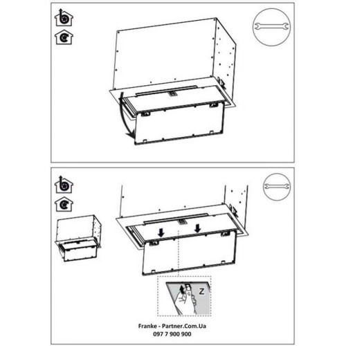 Вытяжка встраиваемая Franke Box Flush EVO FBFE BK MATT A70 (305.0665.365)