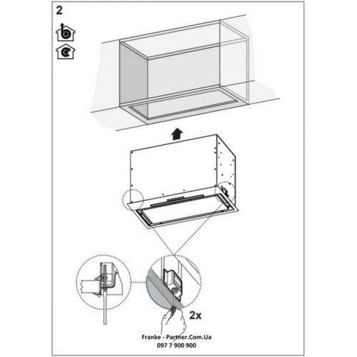 Вытяжка встраиваемая Franke Box Flush EVO FBFE BK MATT A70 (305.0665.365)