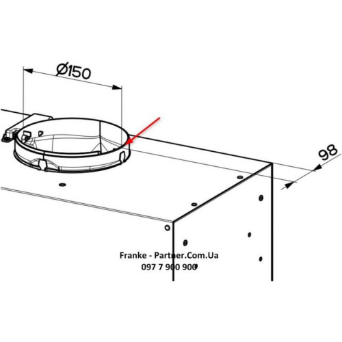 Вытяжка встраиваемая Franke Box Flush EVO FBFE BK MATT A70 (305.0665.365)