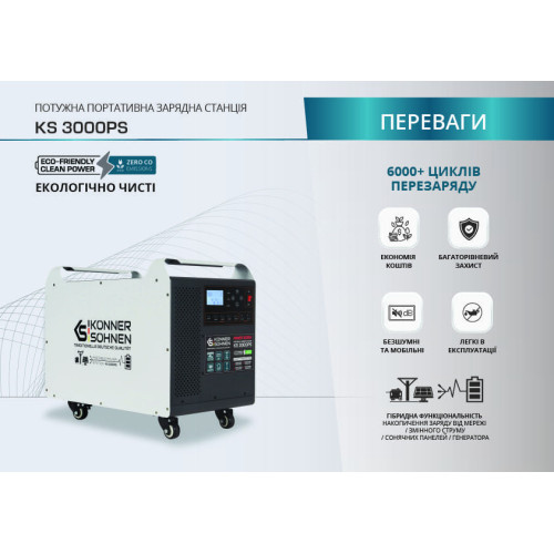 Зарядная станция Konner&Sohnen KS 3000PS