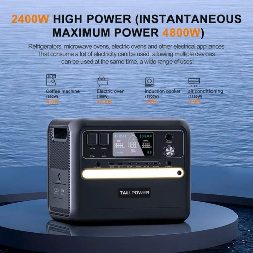 Зарядная станция Tallpower TALLPOWER V2400 2400W 2160Wh