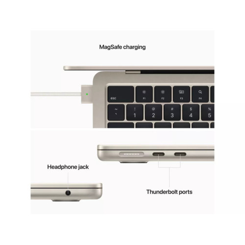 Apple MacBook Air 13,6" M2 Starlight 2022 (Z15Y000B9)