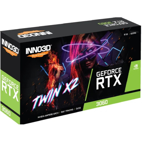 Inno3D GeForce RTX 3060 8 GB TWIN X2 (N30602-08D6-11902130)