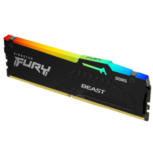 Kingston Fury (ex.HyperX) DDR5 16GB 6000 MHz FURY Beast RGB (KF560C40BBA-16)