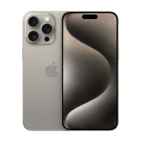 Новий Apple iPhone 15 Pro Max 256GB eSIM Natural Titanium (MU683)