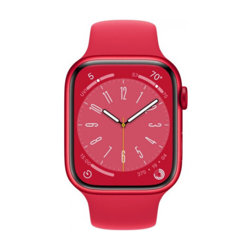 Apple Watch Series 8 GPS 41mm PRODUCT RED Aluminum Case w. PRODUCT RED S. Band (MNP73, MNUG3)