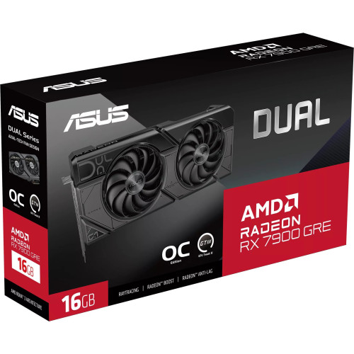 Asus Radeon RX 7900 GRE Dual OC 16384MB (DUAL-RX7900GRE-O16G)