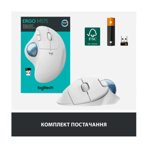 Logitech Ergo M575 Bluetooth Offwhite (910-005870)