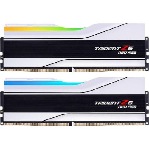 G.Skill 32 GB (2x16GB) DDR5 6400 MHz Trident Z5 Neo RGB Matte White (F5-6000J3036G32GX2-TZ5NRW)