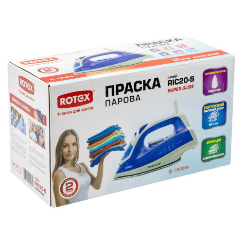 Утюг с паром Rotex RIC20-S Super Glide