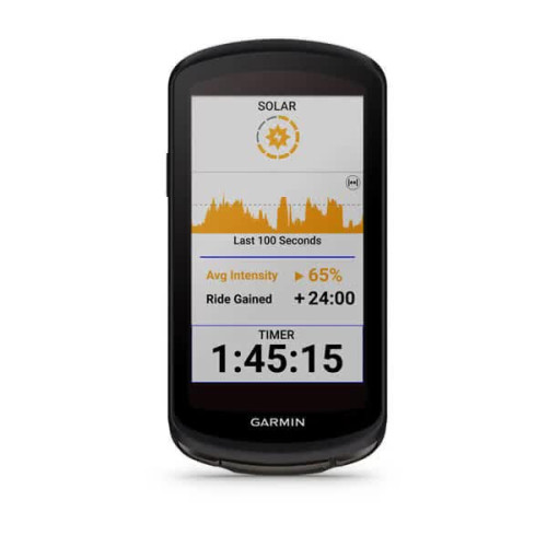 Garmin Edge 1040 Solar - беспроводной велокомпьютер с солнечной батареей