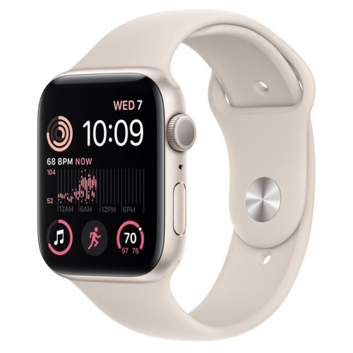 Новий Apple Watch SE 2 GPS зі Starlight Aluminum Case та Starlight Sport Band - M/L (MNTE3)