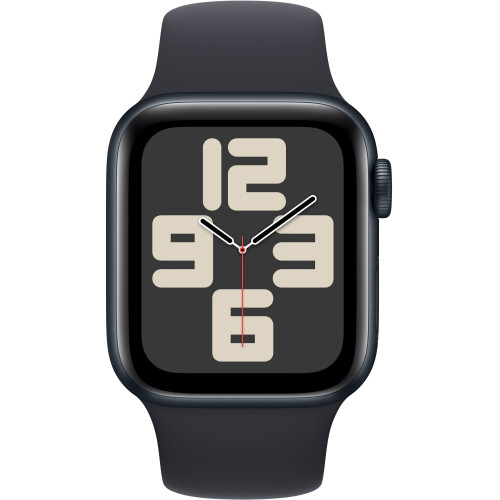 Apple Watch SE 2 GPS 40mm: стильний годинник зі спортивним браслетом Midnight, корпус з алюмінію Midnight, модель MR9Y3