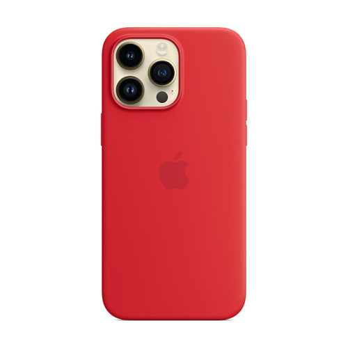 Apple iPhone 14 Pro Max Silicone Case with MagSafe in (PRODUCT)RED