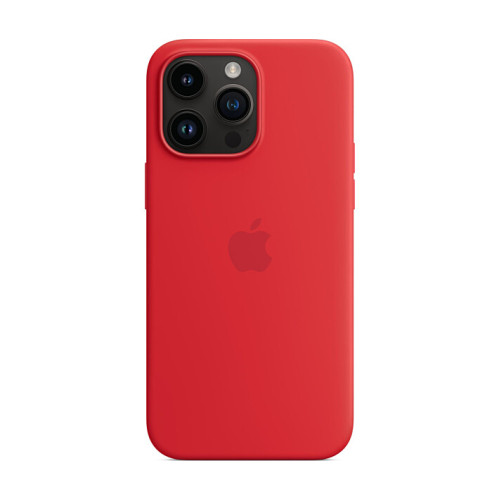 Apple iPhone 14 Pro Max Silicone Case with MagSafe in (PRODUCT)RED