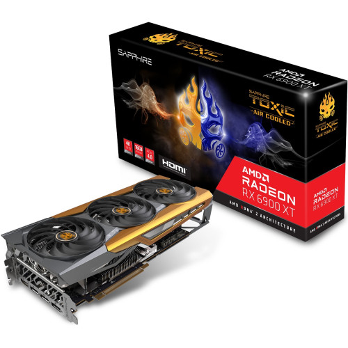 Видеокарта Sapphire Radeon RX 6900 XT Air Cooled TOXIC (11308-11-20G)