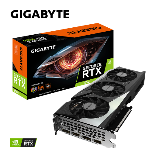 Відеокарта Видеокарта GIGABYTE GeForce RTX3050 8Gb GAMING OC (GV-N3050GAMING OC-8GD)