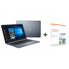 Asus VivoBook E406MA N4000/4GB/64/Win10+Office Серый(E406MA-EK142TS)