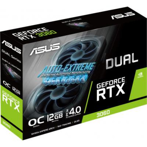 Видеокарта ASUS GeForce RTX3060 12Gb DUAL OC V2 LHR (DUAL-RTX3060-O12G-V2)