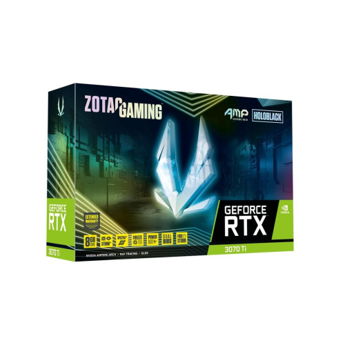 Видеокарта ZOTAC GeForce RTX 3070 Ti 8GB GDDR6X AMP GAMING Extreme Holo (ZT-A30710B-10P)