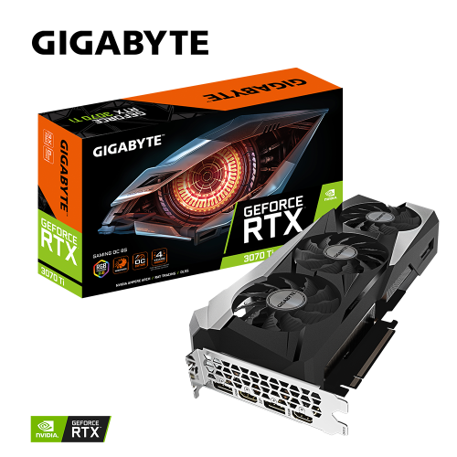 Видеокарта GIGABYTE GeForce RTX3070 Ti 8Gb GAMING OC (GV-N307TGAMING OC-8GD)