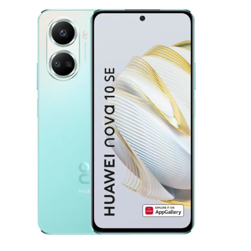 HUAWEI Nova 10 SE в мятном цвете с 8/128 ГБ памяти.