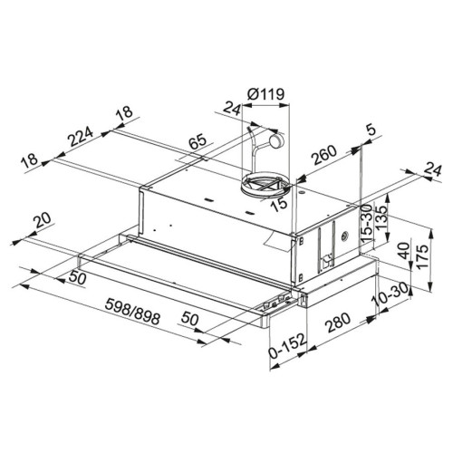 Franke Flexa FTC 612 XS LED1 (315.0532.375)