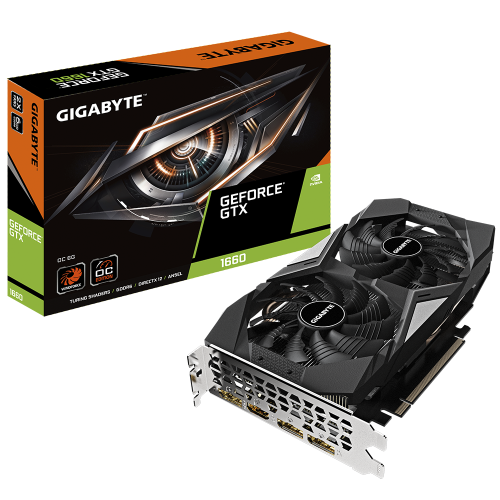 Gigabyte GeForce GTX1660 6144Mb OC (GV-N1660OC-6GD)