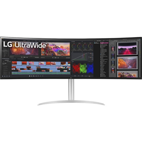 LG UltraWide 49WQ95C-W: легкий та просторий екран з високою якістю зображення.