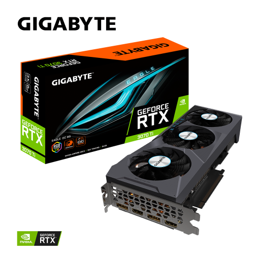 Видеокарта GIGABYTE GeForce RTX 3070 Ti EAGLE OC 8G (GV-N307TEAGLE OC-8GD)