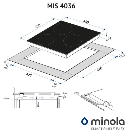 Minola MIS 4036 KWH