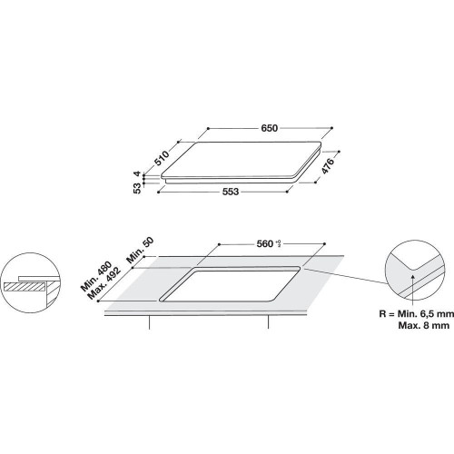 Whirlpool SMC 654 F/BF