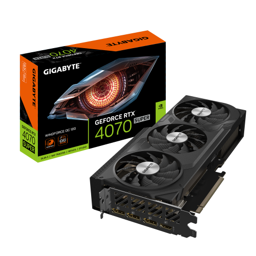 Gigabyte GeForce RTX4070 SUPER 12Gb WINDFORCE OC (GV-N407SWF3OC-12GD)