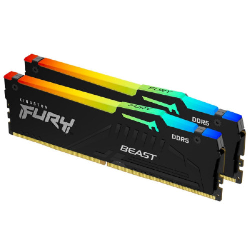 Kingston Fury (ex.HyperX) DDR5 16GB (2x8GB) 6000 MHz Beast RGB (KF560C40BBAK2-16)