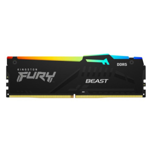 Kingston Fury (ex.HyperX) DDR5 16GB 6000 MHz Beast RGB AM5 Black (KF560C36BBEA-16)