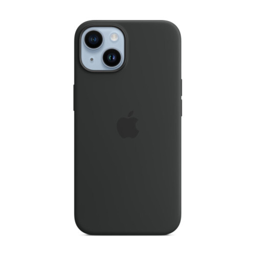Чехол Apple iPhone 14 Silicone с MagSafe в цвете Midnight - MPRU3