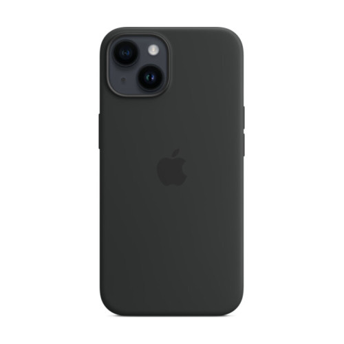 Чехол Apple iPhone 14 Silicone с MagSafe в цвете Midnight - MPRU3