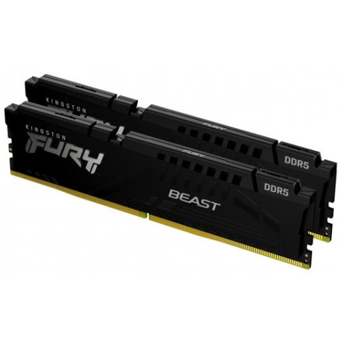 Kingston Fury (ex.HyperX) DDR5 32GB (2x16GB) 5600 MHz Beast Black (KF556C40BBK2-32)