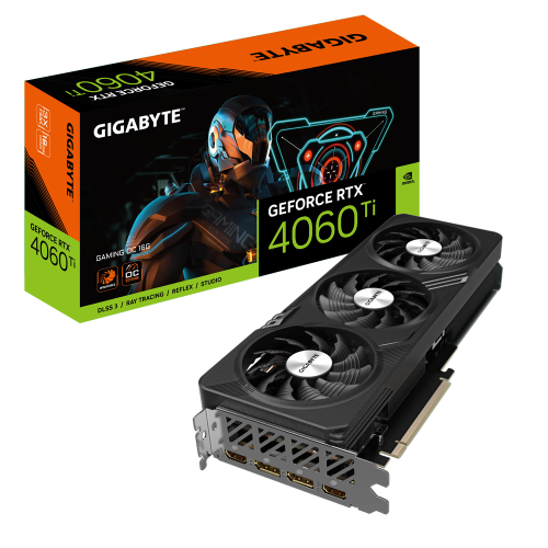 Gigabyte GeForce RTX4060Ti 16Gb GAMING OC (GV-N406TGAMING OC-16GD)