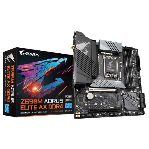 Gigabyte Z690M Aorus Elite AX DDR4 Socket 1700