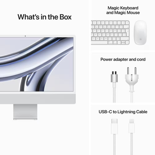 Apple iMac 24 M3 2023 Silver (Z19E000D4)