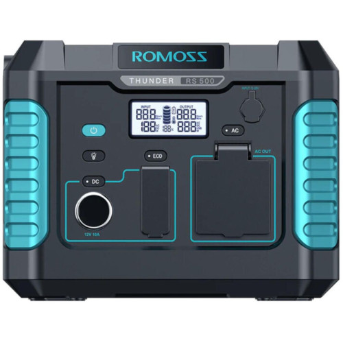 Портативне зарядне пристрій Romoss RS500 Black Blue (RS500-2B2-G153H)