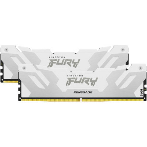 Kingston FURY 32 GB (2x16GB) DDR5 7600 MHz Renegade Silver/White (KF576C38RWK2-32)