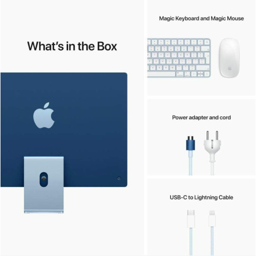 Новий Apple iMac 24 M1 Blue 2021 (Z12W0015K): Вражаюча продуктивність та стильний дизайн