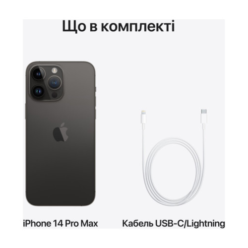 Apple iPhone 14 Pro Max 1TB Space Black (MQC23) UA