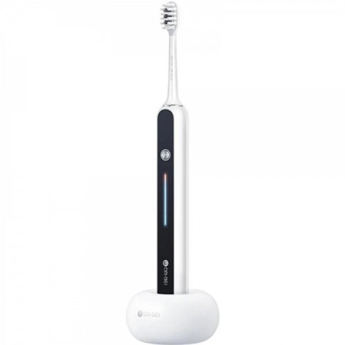 Эффективное чистка зубов с зубной щеткой DR.BEI Sonic Electric S7 в черном/белом цвете